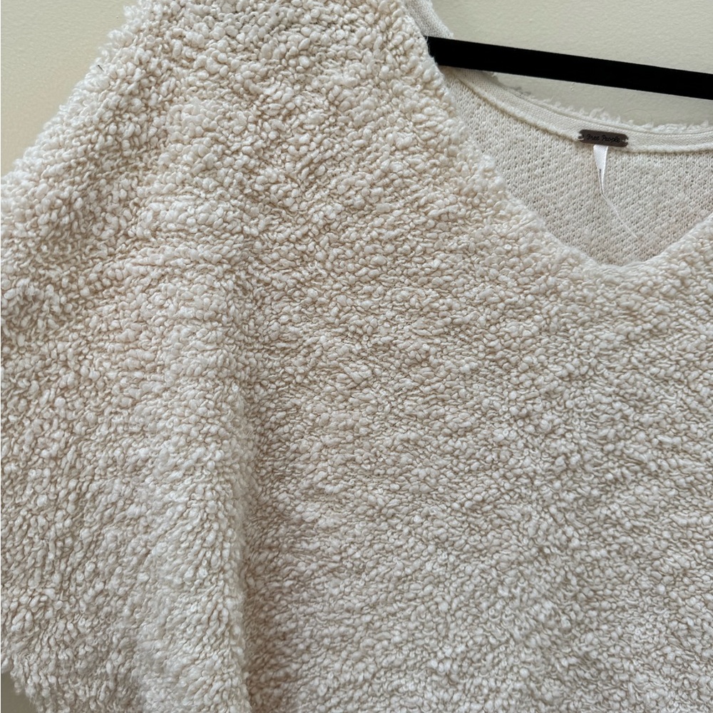 Free People Cream Textured Knit Sweater - Picture 3 of 5